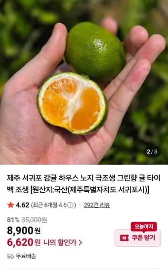 극조생 감귤 4.5kg 대과