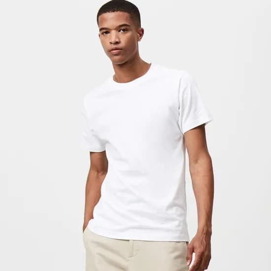 지오다노 면티 3팩 무지티 라운드티