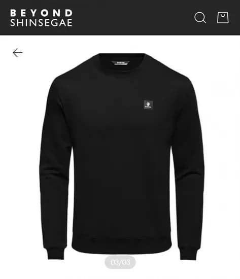 블랙야크 약기모 공용맨투맨 L