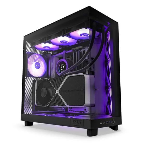 NZXT H6 Flow RGB 매트블랙 케이스