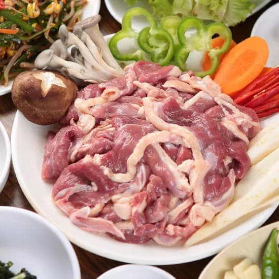 국내산 무항생제 생오리로스 500g 4팩 1등급 신선 유황오리 슬라이스