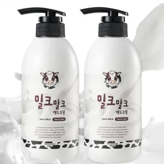 과일나라 밀크 핸드크림 500ml 2개