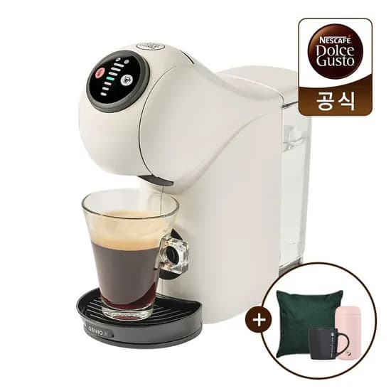 돌체구스토 커피머신 지니오S 머그 325ml 쿠션담요 텀블러 400ml