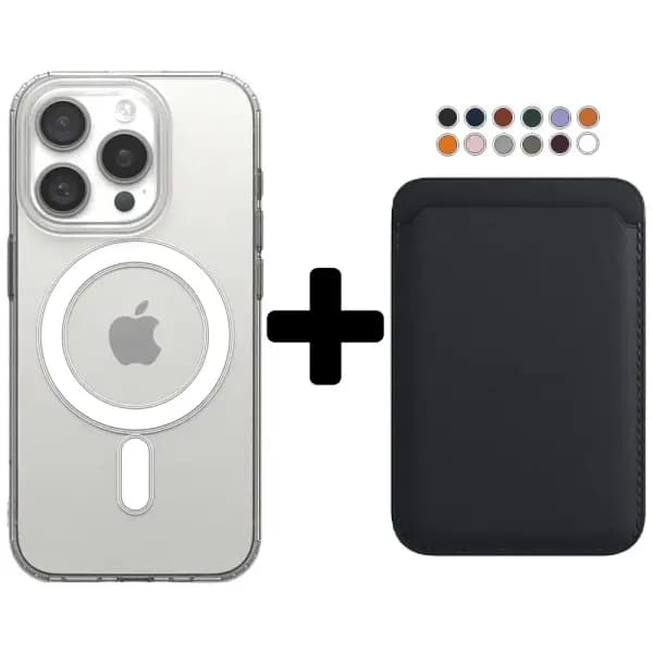 갤럭시 아이폰 마그네틱 맥세이프 케이스 가죽 카드지갑 세트