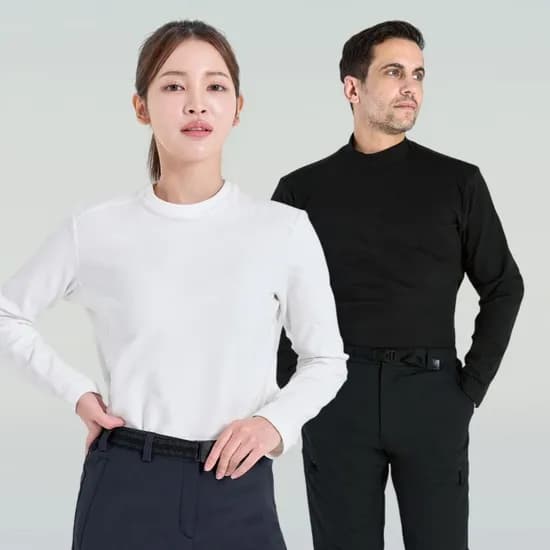 마운틴벨리 남성 겨울 플리스 풀밴딩 트레이닝 팬츠 1+1