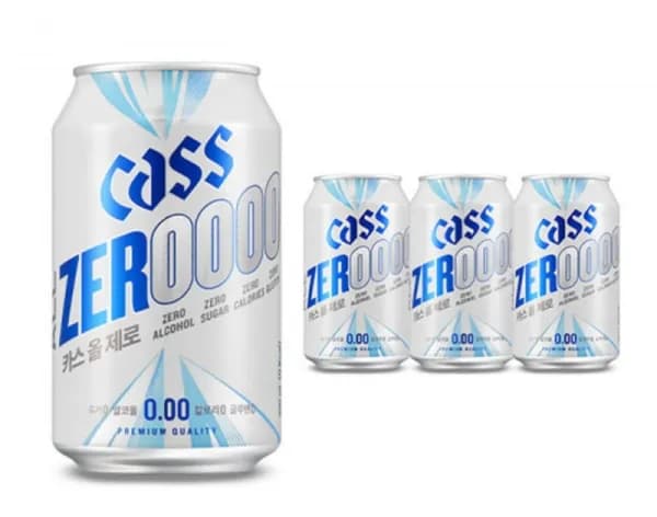 카스올제로 330ml 4캔