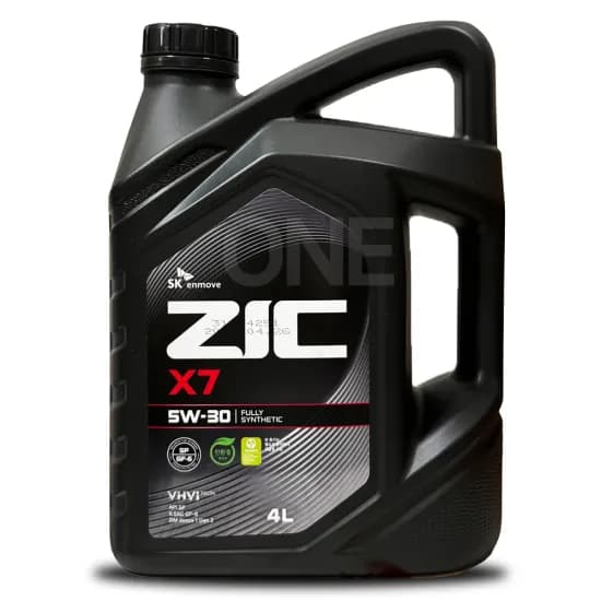 지크 X7 5W30 가솔린 LPG 엔진오일 4L (16,517원/무료)1