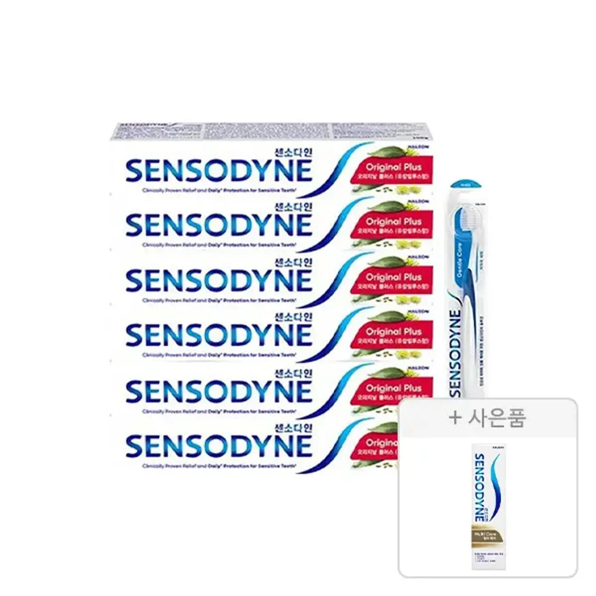 센소다인 오리지널 플러스 치약 100g 6개 증정 2종