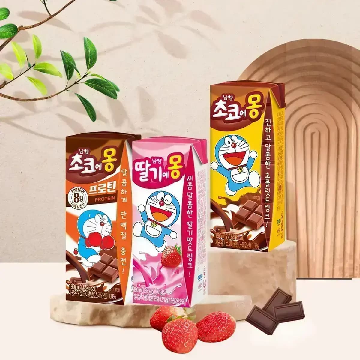 초코에몽 3종 190ml 24팩 24팩