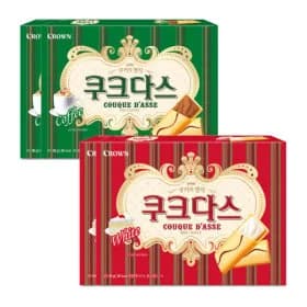 쿠크다스 289g 화이트 2팩 커피 2팩