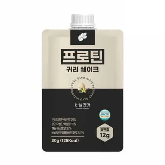 논앤밭위드 프로틴 귀리쉐이크 바닐라맛 30g 10개