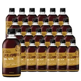 칸타타 콘트라베이스 콜드브루 블랙커피 500ml 24펫