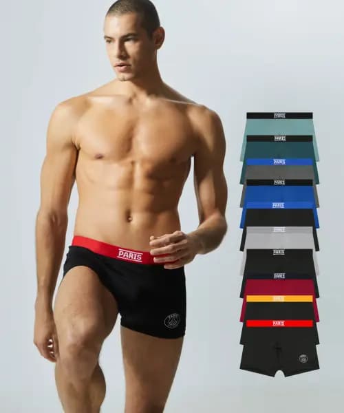 PSG 파리생제르망 남성 드로즈 언더웨어 10종 파우치 세트