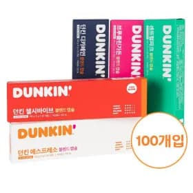 던킨 네스프레소 호환용 캡슐커피 5종 100개입 골라담기