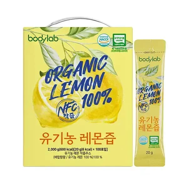 바디랩 유기농 레몬즙 20g 100포