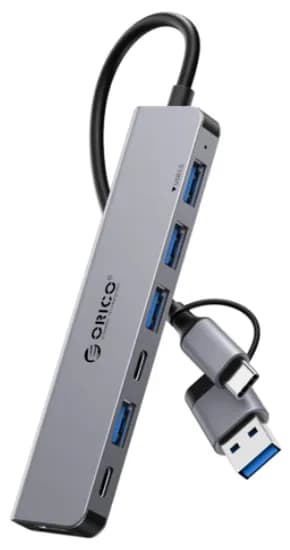 오리코 7포트 USB-C&A 허브