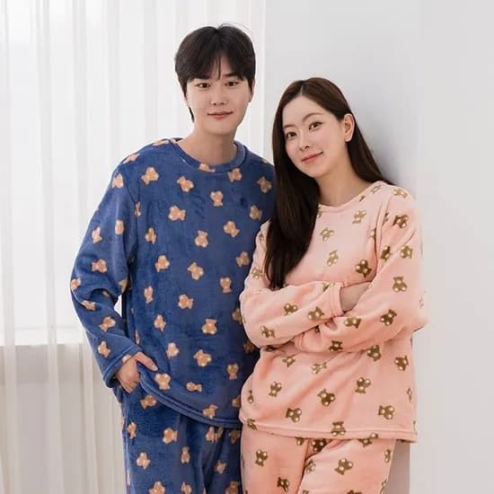 밍크 남녀 수면잠옷 상하의세트