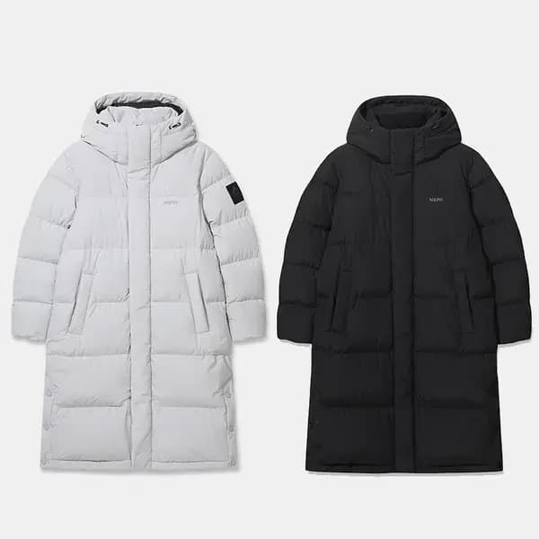 네파 남녀공용 에센셜 롱 벤치 다운 자켓 7LF2085