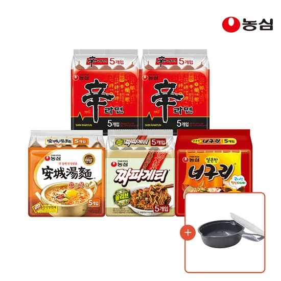 농심 신신안너짜 신라면 짜파게티