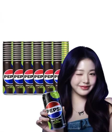 펩시제로 라임 210ml 60캔