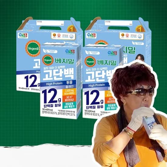 베지밀 고단백 두유 90ml 32팩