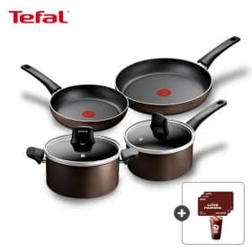 테팔 뉴 이노바시오 인덕션 프라이팬 냄비 4종 세트 유리뚜껑