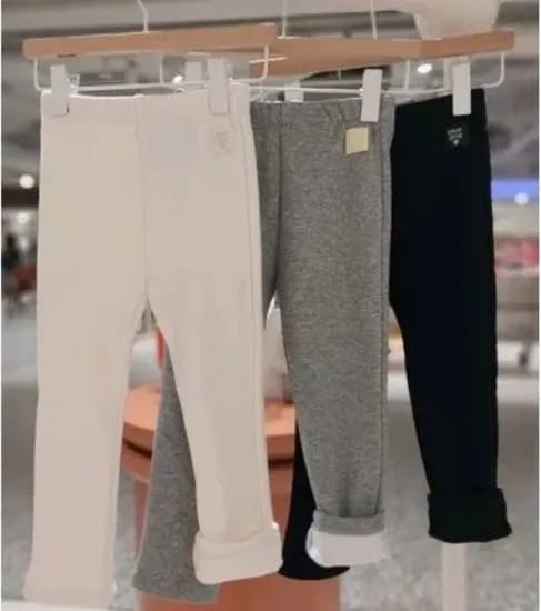 블루독 키즈 에센셜 베이직 3종 기모 레깅스 2장