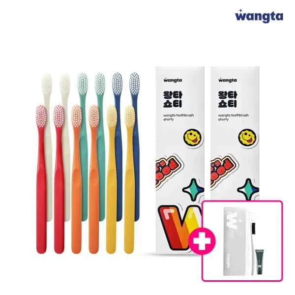 왕타 쇼티 칫솔 6개입x2세트 총12개