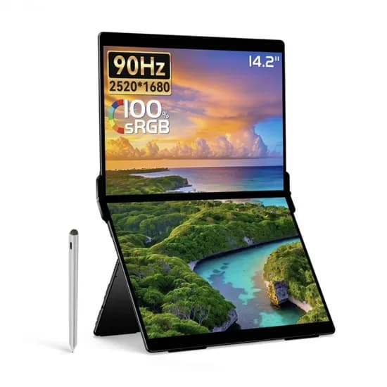 휴대용 듀얼모니터 QLED 14인치 맥OS
