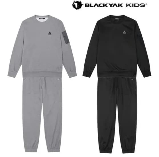 블랙야크키즈 맨투맨 상하세트