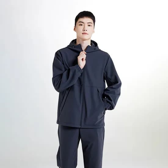 스파오 웜 트리코트 후드집업