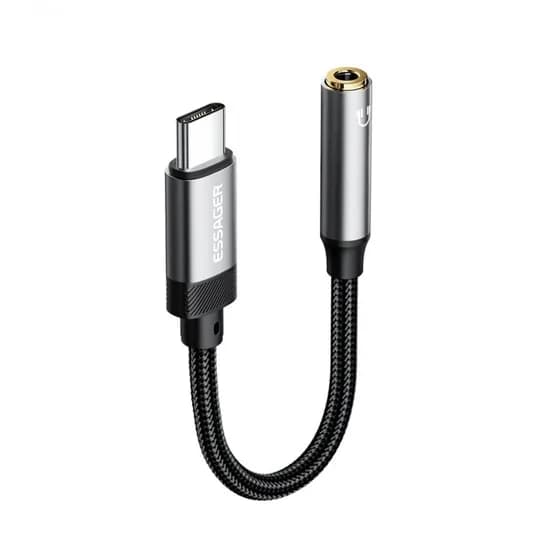 Essager C타입 to 3.5mm 오디오 변환 젠더