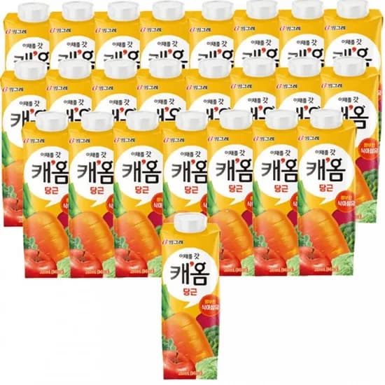 빙그레 캐옴 당근 200ml x 48개