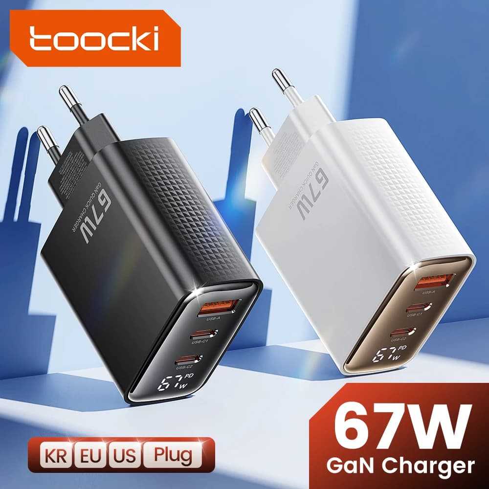 Toocki 67W GaN 충전기 한국 플러그