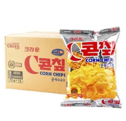 크라운 콘칲 70g 16개