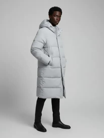 푸마 공용 덕다운 롱패딩