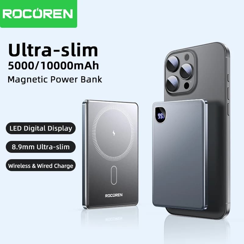 Rocoren 마그네틱 보조배터리 5000mAh