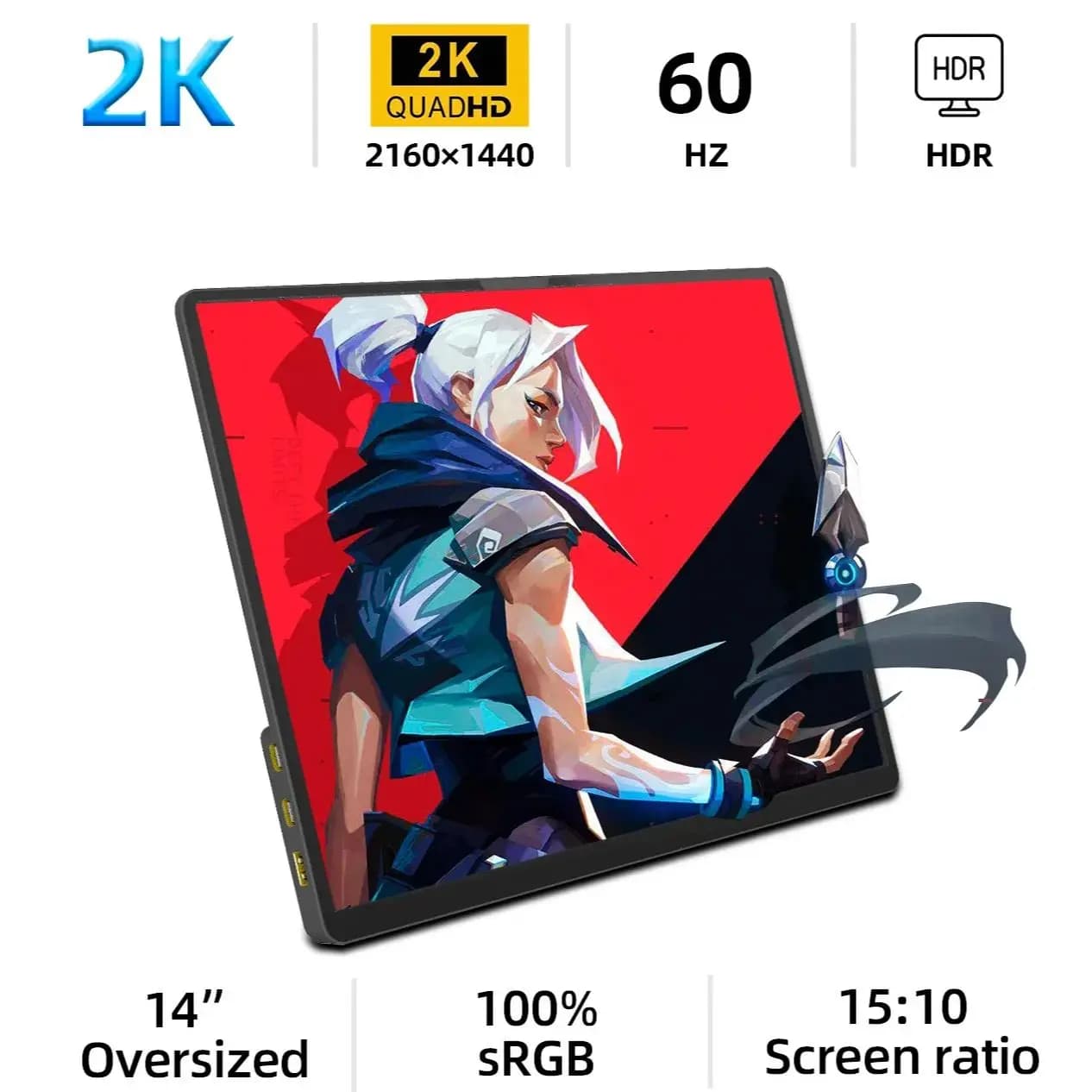 레트로 휴대용 비디오 게임 콘솔 ZSUS 2160*1440 노트북 XBox PS4 $17.78