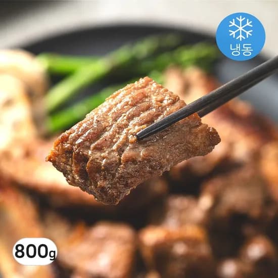 1등급 무항생제 한돈 양념돼지갈비 800g