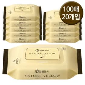 물티슈 100매입 20캡