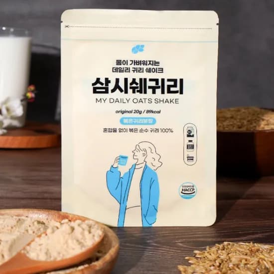논앤밭위드 프로틴 귀리쉐이크 바닐라맛 20g
