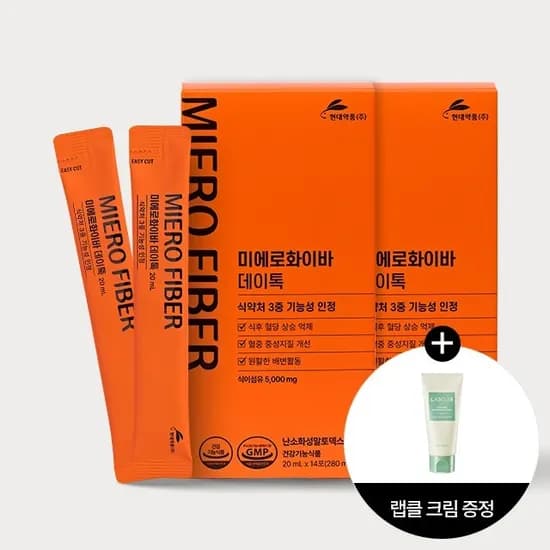 미에로화이바 데이톡 2박스 56포 랩클 모이스처 크림 80ml