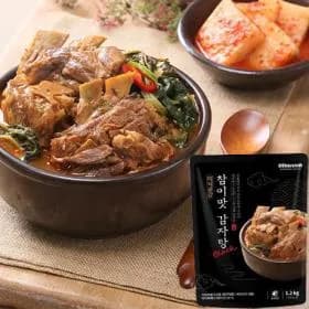 참이맛 감자탕 블랙 1.2kg 3팩 6인분