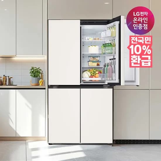 LG 오브제컬렉션 4도어 냉장고 870L T875MEE111