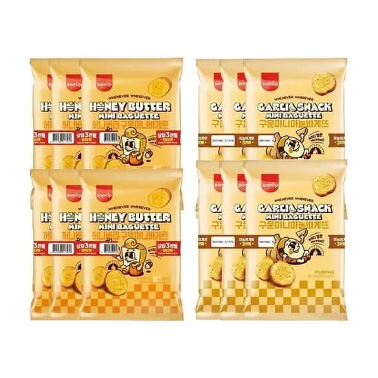 구운미니바게뜨 3입 x 4봉