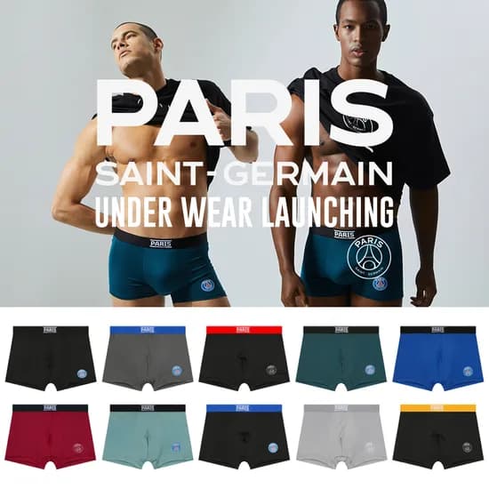 PSG X FC바르셀로나 남자 속옷 팬티 드로즈 트렁크 외
