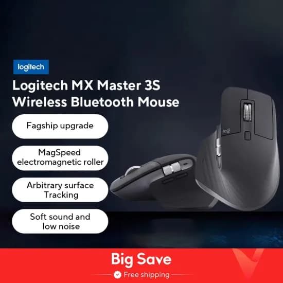 로지텍 MX Master 2s 무선마우스 $53.82, MX Master 3s $70.35