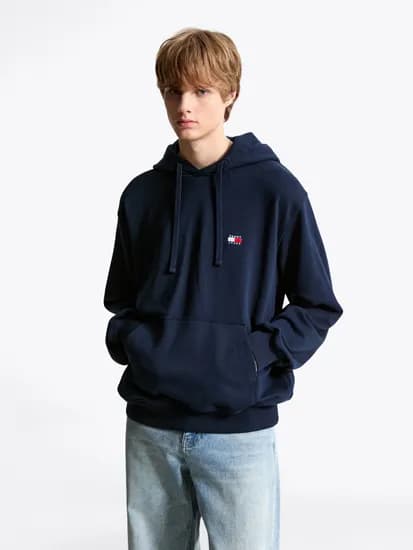 타미진스 박시배지 후디 남성