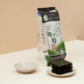 성경 녹차 도시락김 50g 80매 10봉
