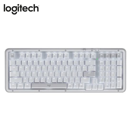 로지텍 K98 무선 기계식 키보드 핫스왑 K98M 화이트 마블축